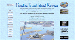 Desktop Screenshot of paradisefoundisland.com